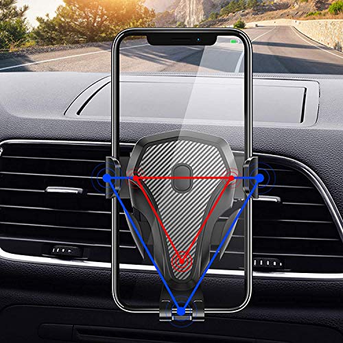 Air Vent Phone Mount for Car, DWH Car Phone Holder Mount Compatible with 12/12mini/11Pro/Xs/Xr/X/8/8P/7/7P/6/6P/Note S8/S9/S10/LG/Pixel 3 XL & All Phones