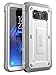 SUPCASE Unicorn Beetle Pro Series Case Designed for Samsung Galaxy S8 Active 2017 Release，Full-Body Rugged Holster Case with Built-in Screen Protector (White/Gray)