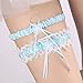 HardNok Throw Away and Keep One Wedding Garter Set, 2 Per Pack, Blue