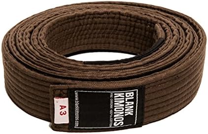 Blank Kimonos BJJ Belts - Brown - A1