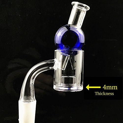 JEMQ yentec Quartz Core Reactor Solid Heating Collect OD 26mm Bucket with Cap (10MM male)