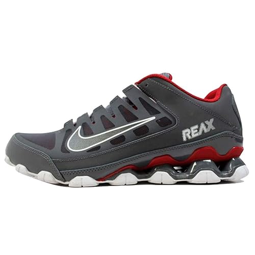 nike reax grey and red