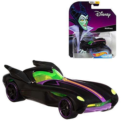 Maleficent Sleeping Beauty Hot Wheels Disney Character Cars Diecast Car 1:64 Scale