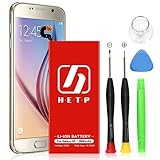 Galaxy S6 Battery 2800mAh HETP UPGRADED 3.85V Li-Polymer Internal Replacement Battery for Samsung Galaxy S6 G920A G920P G920T G920V with Free Screwdriver Tool Kit - 18 Month Warrantly