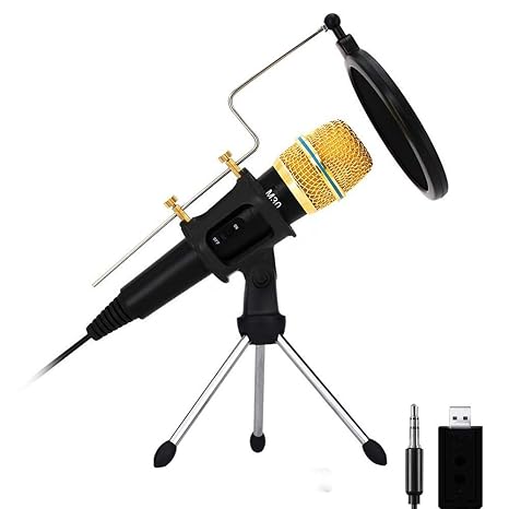 Usb Microphone Microphone For Computer Desktop Laptop Notebook Plug Play For Recording Gaming Podcasting Online Chatting By Xiaokoa