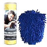 The Man Sham Car Wash Mitt and Original Chamois Car Care Kit - Great for Auto Detailing