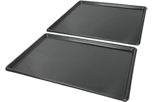 Confote 2 pcs 27 X 20.7 inch Replacement Tray for Dog Crate Pans Plastic Bottom For Pet Cages Crates Kennels Dogs Cat Rabbit Ferret Critter