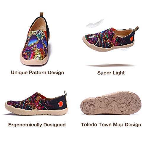 Who Makes UIN Women's Walking Travel Shoes EVA Slip On PU Casual