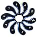 Aree Golf Club Covers,Neoprene Zippered Headcover for Golf Club Iron Head Covers Set Fit All Standard Clubs 10 PCS