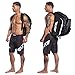 Warrior Series Jiu Jitsu Bjj Gym Duffle Bag for MMA, BJJ, Boxing Gear, Duffel Athletic Gym Backpack with Shoes Compartment.