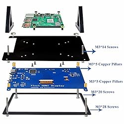 OSOYOO 7 Inch Touch Screen + Acylic Stand TFT LCD
