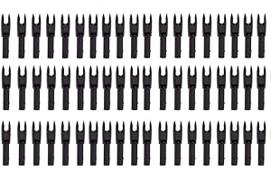 SDCYOW 60 Pack Archery Arrows Nocks 4.20mm Inside Diameter Plastic Nock for Compound Recurve Bow