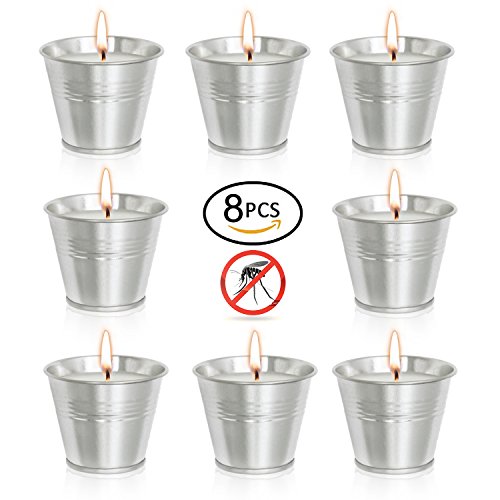 YUCH Galvanized Citronella Candle Bucket