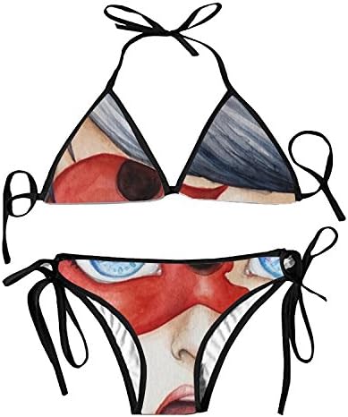 Fashion Thong String Bikini Sets Miraculous Ladybug Swimwear 2 Pieces Triangle Swimsuits