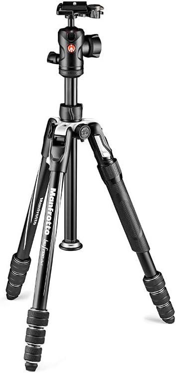 Manfrotto Befree 2N1 Alu Reisestativ (mit Drehverschluss und integriertem Einbeinstativ inkl. Tasche für DSLR, CSC und Spiegellose Kameras, Traglast: 8kg, Packmaß 40cm, Gewicht: 1,55kg)