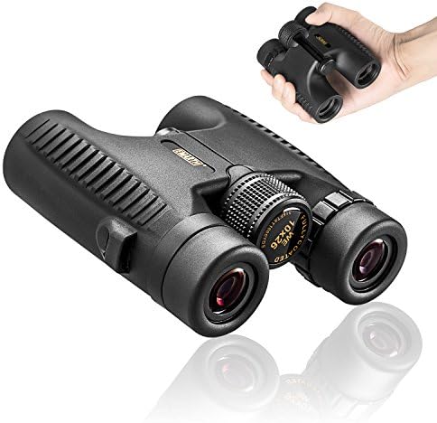 Compact Binoculars Telescope 10x26 HD Wide View Binoculars for Adults and Kids Outdoor Bird Watching Travelling Sightseeing