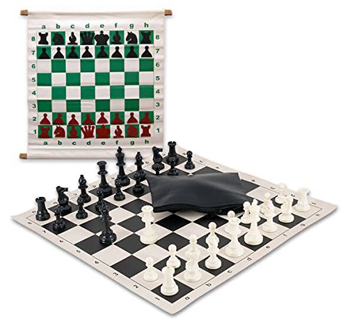 Basic Scholastic Chess Club Starter Kit - For 10 Members - Black - by US Chess Federation