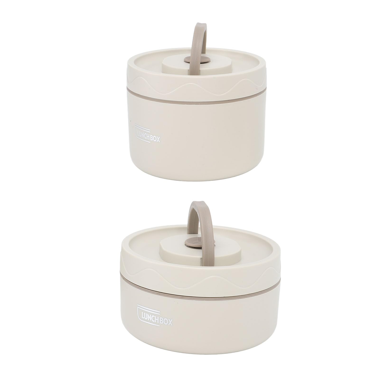 DAUZ Insulated Lunch Boxes, Heat-insulated Lunch Containers 304 (2Pcs)