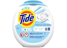 Tide PODS Free & Gentle Laundry Detergent Soap Pods, 81 count