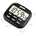 LUOEM Digital Kitchen Timer 24 Hours Magnetic Clock Timer with Loud Alarm and Larger Screen