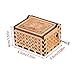 Akozon Music Box 10pc Wooden Hand Crank Music Box Mechanical Hand Crank Classic Craft Birthday Gift