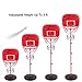 MICROFIRE Toddler Kids Basketball Hoop Magic Shot Hoop Indoor Basketballs Hoop Including Pump Set of 1 pcs of 4