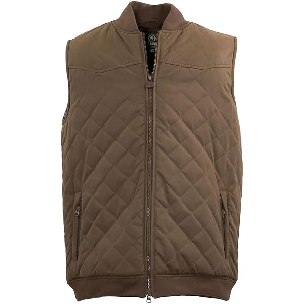 John Partridge Men's Classic Rag Gilet Quilted Vest Sand/Petrol X