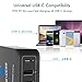 USB Charger with USB-C (3A), Quick Charge 3.0 5-Port USB Cell Phone Charger Travel Charger For Nexus 5X, 6P, Pixel, iPhone, Macbook, iPad Pro, HTC10, LG G5 (USB-C to C cable included)
