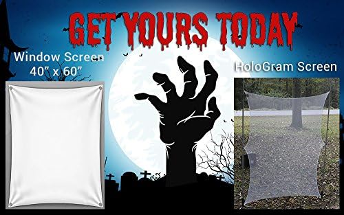 Hallowen Hologram And Window Screen For Your Ghostly Effects and Apparitions