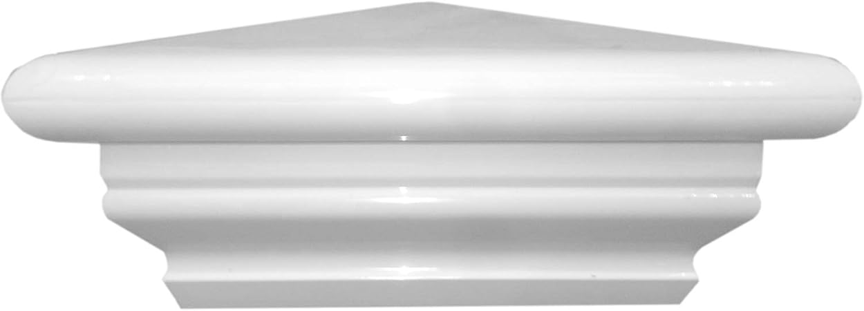 Amazon Com Jake Sales 4 Vinyl Post Cap Federation Style Post Cap Lmt For 4 X 4 Vinyl Fence Posts White Vinyl Garden Outdoor