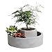 Foerteng Round Cement Flowerpot Silicone Molds Home Garden Decoration Concrete Planter Silicone Mold