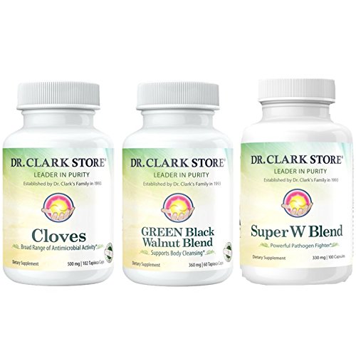 Dr. Clark Green Black Walnut, Wormwood, and Cloves