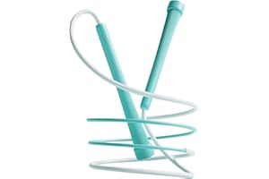 OVICX Lightweight Jump Rope for Fitness for Women Men and Kids, Adjustable Skipping Ropes with Anti-slip Handle, Speed Skipping for Cardio Workout and Endurance Training