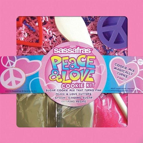 Sassafras Enterprises 2419 Peace and Love Cookie Kit