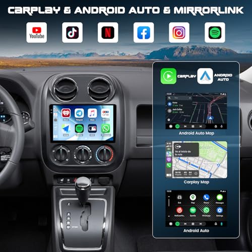 CAMECHO [4+128G] Android 15 Car Radio for Opel Vivaro A 87R/Renault Trafic 2/Nissan Primastar, Carplay Android Auto Wireless, 10" INCELL Screen Bluetooth 2 Din Radio Navi WiFi FM/RDS Mirror Link