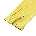 Romacci Women Boho Dress Casual Irregular Maxi Dresses Layer Vintage Loose Long Sleeve Linen Dress with Pockets,XX-Large,Yellow