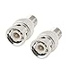 uxcell BNC Male Connector to F Type Female Jack TV Adapter RF Coax Connector 2 Pcs