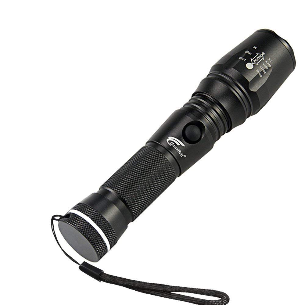 Flashlights,Hausbell Magnet Base T6-C 1000lumen LED Flashlight 3 Modes Zoomable
