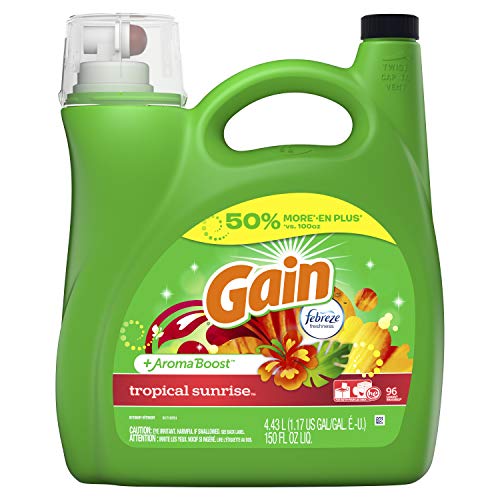 Gain Liquid Laundry Detergent - Tropical Sunrise Scent, 4.43 L