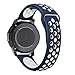 KADES Galaxy Watch 46mm Bands, Gear S3 Bands, 22mm Universal Replacement Strap with Quick Release Pin Compatible for TicWatch Pro, Amazfit Stratos Smart Watch (Navy Blue White)