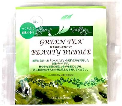 Amazon エコライフラボ 緑茶の潤い炭酸パック 1回分 E4795h エコライフラボ スキンケア 基礎化粧品 通販