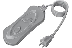 EDDHOMES Bird Bath Heater for Outdoors in Winter, Pond De-icer 80 Watts Birdbath Deicer Water Heater Durable Birdbath Heater for Winter with Aluminum Base Waterproof & Thermostatically Controlled Saving Energy