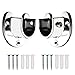 GRESATEK Heavy Duty Stainless Steel Rod Socket Flange Set Rod Holder Set for Closet Poles Up to 1-1/3