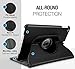 TiMOVO Case Compatible with iPad 9.7 2018/2017, iPad Air 2, iPad Air - 360 Degree Rotating Smart Leather Swivel Case with Pencil Holder, Auto Wake/Sleep Fit iPad 5/6th Gen/iPad Air 1/2, Black