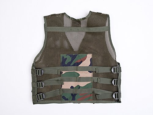 Kids Army Camouflage Combat Vest - Fits Ages 5-13 Yrs