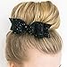 Bluelans Girls Boutique Hair Clips Barrettes Hair Accessories Glitter Hair Bows Hair Pins for Girls Teens - Rose Gold