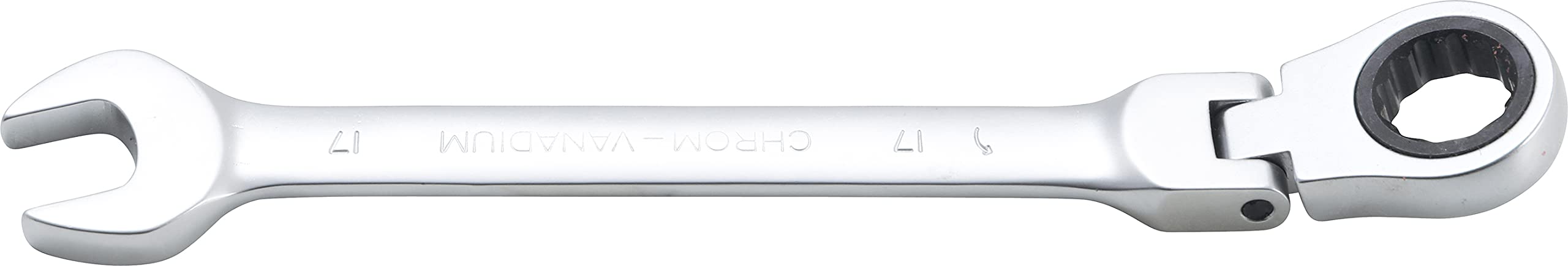 BGS 6717 | Ratchet Combination Wrench | adjustable | 17 mm