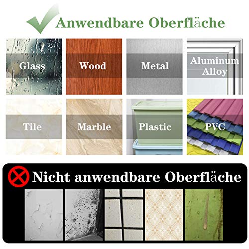 HAKACC Waschbares Spurloses Klebeband, 6M Nano Doppelseitige Klebebänder Nano Tape Multifunktionales Wiederverwendbares Doppelseitiges Klebeband