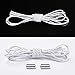 No Tie Reflective Shoelaces for Kids, Men, Women - Elastic Athletic Running Shoe Laces （2 Pairs）