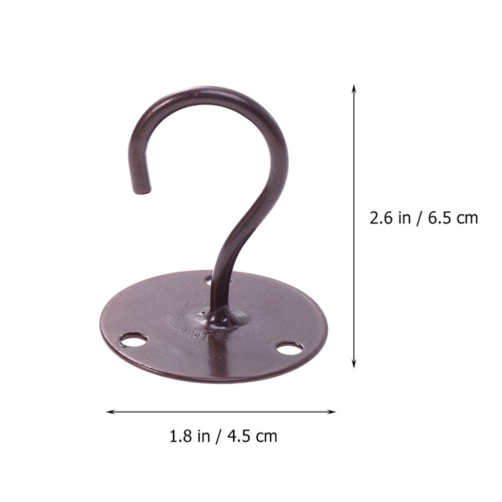 Ganchos y colgadores Blanco Yardwe 2 Piezas Gancho de Techo para